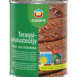 Terassi- ja kalusteöljy Eskaro 0,9 l väritön