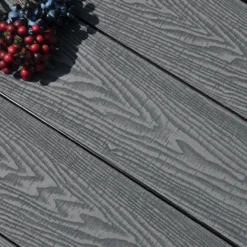 Terassilauta Cent 25 x 146 x 3900 mm 3D Ulkokalla puukomposiitti, harmaa