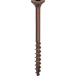 Terassiruuvi lk 4,2 x 55 mm, AISI410+Ruspert, ruskea, 250 kpl