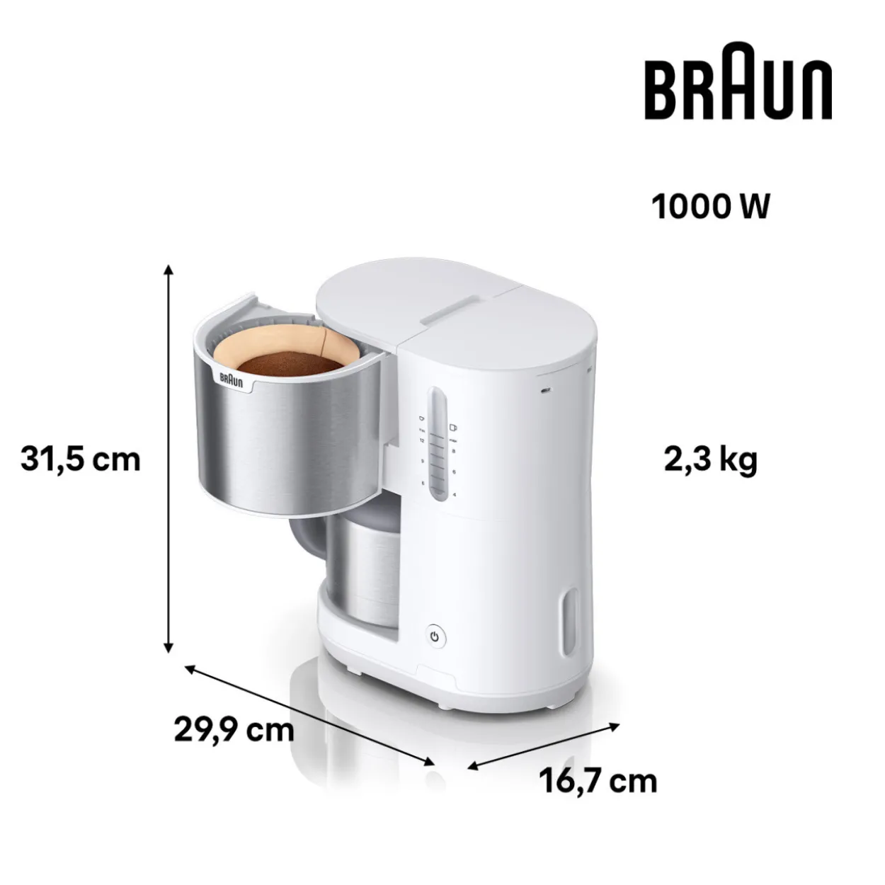 Termoskahvinkeitin Braun PurShine