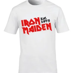 T-paita Iron MaidenSlanted Established Logo