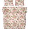 Tuplapussilakanasetti Kotikulta 240 x 210 cm Rose Garden roosa