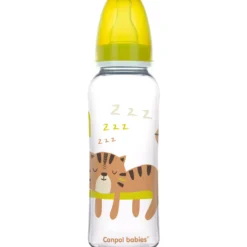 Tuttipullo Canpol babies 250 ml Africa keltainen