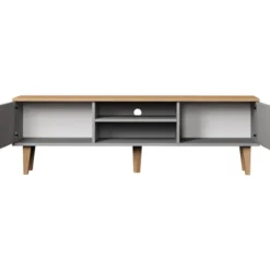 TV-taso Kocot 160 cm Denver harmaa/beige