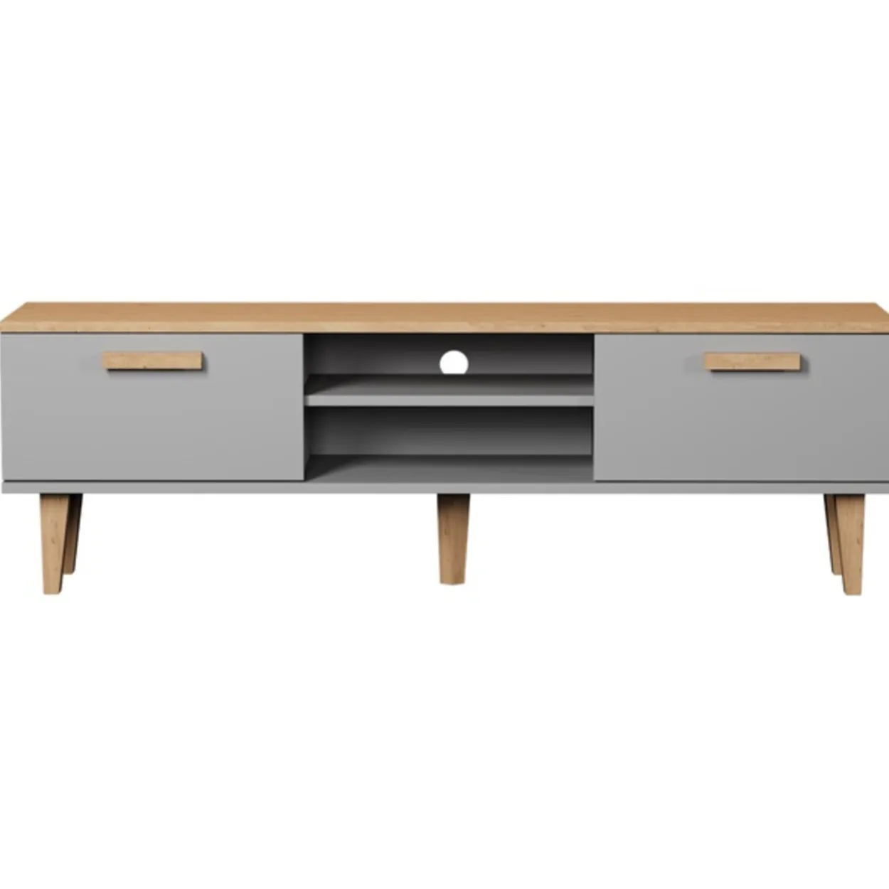 TV-taso Kocot 160 cm Denver harmaa/beige