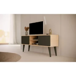 TV-taso Kocot 120 cm Toronto musta/beige