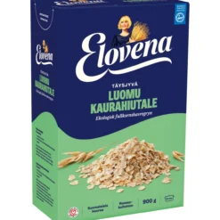 Täysjyväkaurahiutale Elovena 900 g luomu
