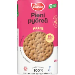 Täysjyvänäkkileipä Vaasan 250 g Pieni Pyöreä Ruis