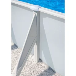Uima-allas Gre by Swim & Fun 500 x 300 x 120 cm ovaali, ulkoisilla sivutuilla valkoinen