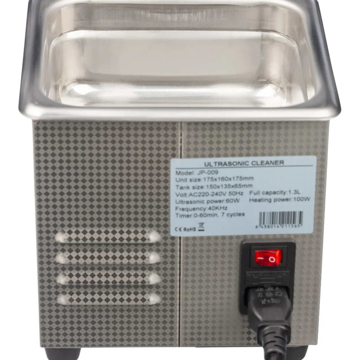 Ultraäänipesuri Timco 1,3 l INOX