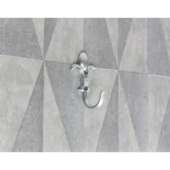 Vaatekoukku Carrara 72 mm, samakki/mattakromi