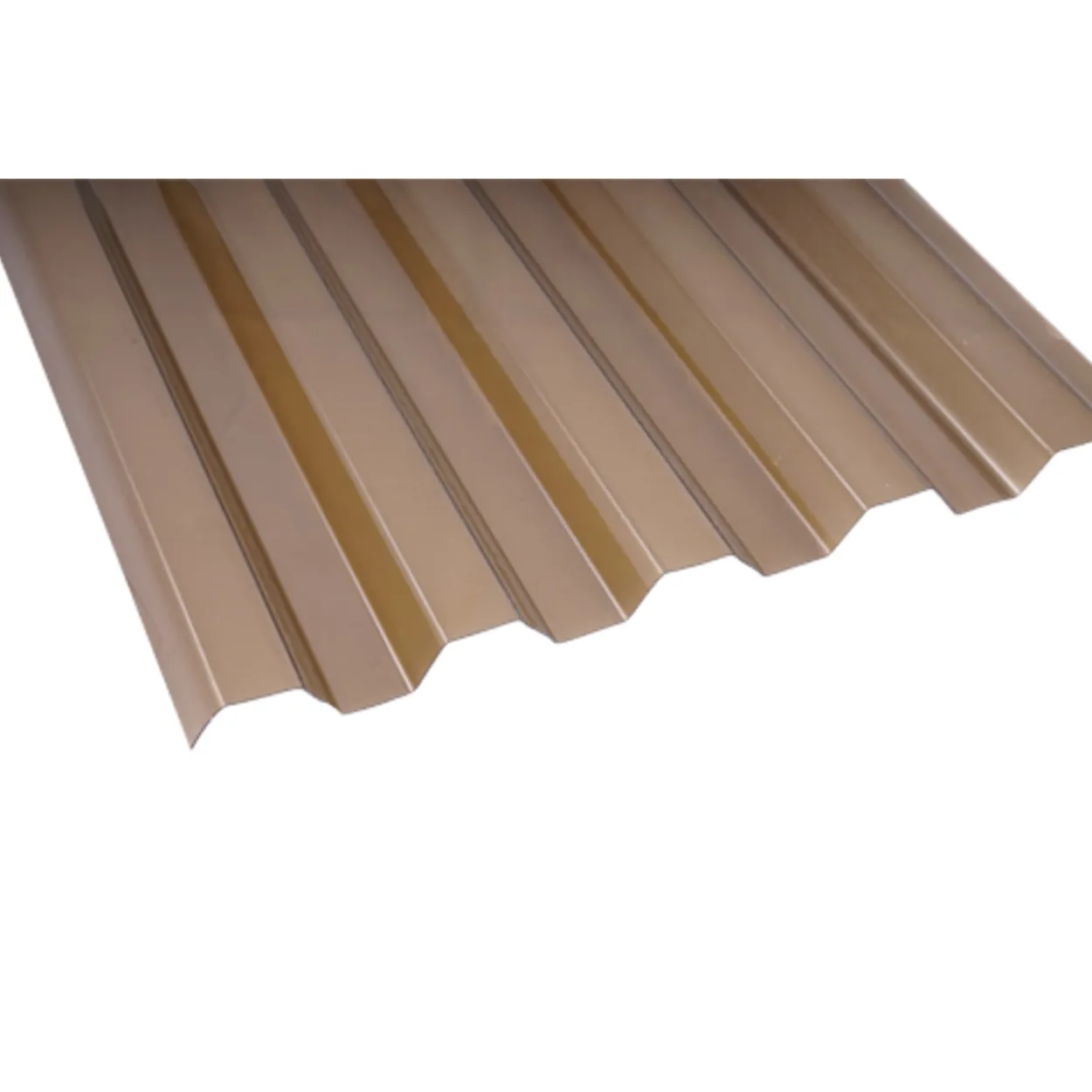 Valokate Keraplast PC Sun trapetsilevy 0,8 mm pronssi 1040 x 2500 mm