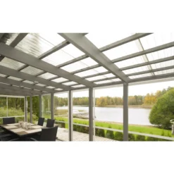 Valokate Keraplast PC Sun trapetsilevy 1,0 mm opal 1040 x 2500 mm