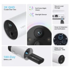Valvontajärjestelmä TP-LINK Tapo C420S1 WiFi