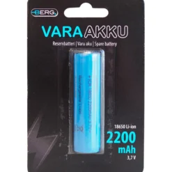 Vara-akku 18650 Li-ion 2200 mAh 3,7V Berg