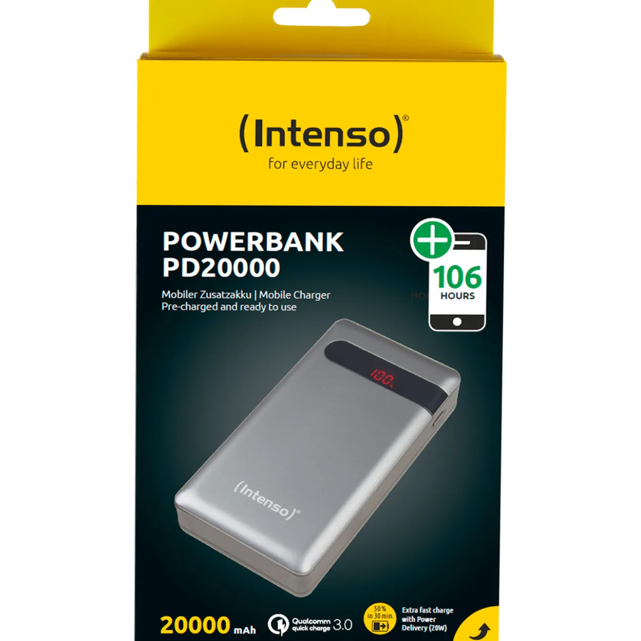 Varavirtalähde Intenso PD20000 Powerbank 20000 mAh
