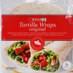 Vehnätortilla SPAR 6 kpl 370 g Tortilla Wraps Large