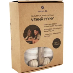 Vehnätyyny Emendo ja hierontarulla