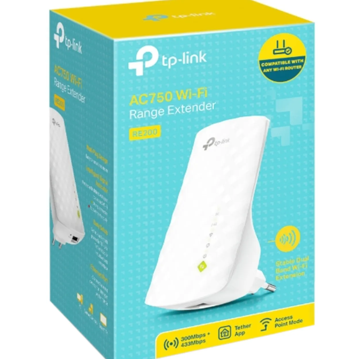 Verkkolaajennin TP-Link Dual Band AC750 Range