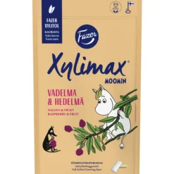 Xylimax 100 g Moomin purukumi vadelma-hedelmä