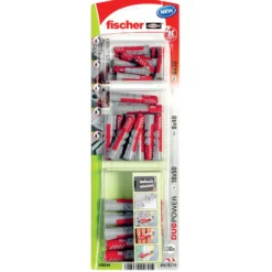 Yleistulppalajitelma Duopower 6 x 30, 8 x 40, 10 x 50, 30 kpl